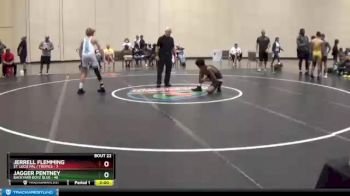 129 lbs 2nd Wrestleback (16 Team) - Jerrell Flemming, St. Lucie PAL / Tropics vs Jagger Pentney, Backyard Boyz Blue