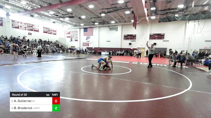 157 lbs Round Of 32 - Alex Gutierrez, New Fairfield vs Ben Broderick ...