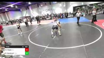 172 lbs Final - Miguel Rojas, Red Cobra vs Braeden Sandoval, Team Pueblo