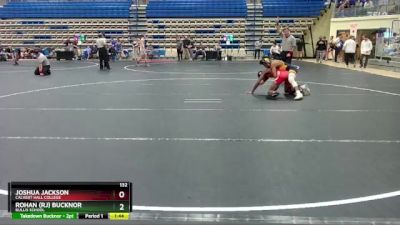 132 lbs Quarterfinal - Joshua Jackson, Calvert Hall College vs Rohan (RJ) Bucknor, Bullis School