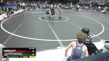 58-61 lbs Quarterfinal - Jonathan Braswell, Derby vs Xander Elms, Alpha Academy