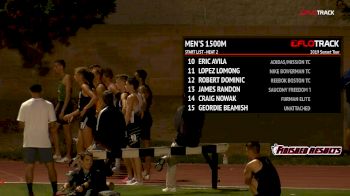 Men's 1500m, Heat 2 - Ben Blankenship 3:36 FTW, Donavan Brazier 3:37!