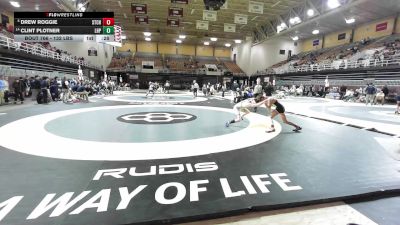 132 lbs Consi Of 8 #2 - Drew Roggie, St. Christopher's vs Clint Plotner, Lake Highland Prep