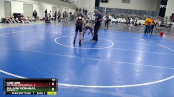 105 lbs Finals (8 Team) - Lane Aho, UNC (United North Central) vs Sullivan McNamara, Hastings