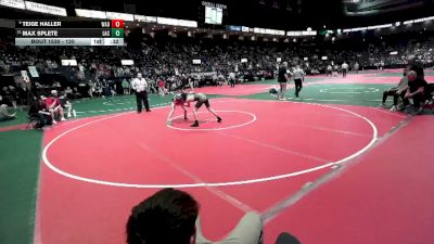 120 lbs Cons. Round 7 - Teige Haller, WAD1 vs Max Splete, LAC3