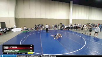 190 lbs Quarterfinal - Fernando Cortez, Brighton Wrestling Club vs Akeem Mitchell, SJF/HAC