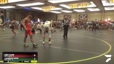 125 lbs Semis & 1st Wrestleback (8 Team) - Cameron Davis, Team Alien vs Joey Cline, Death Squad