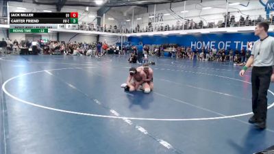 Elite 165 lbs Cons. Round 2 - Jack Miller, Quincy vs Carter Friend, Wisconsin-Eau Claire