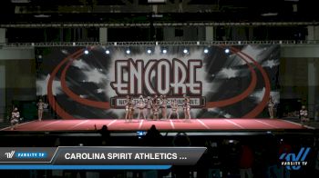 Carolina Spirit Athletics - Great Whites [2021 L3 Senior - D2 Day 2] 2021 Encore Championships: Charlotte Area DI & DII