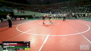 2A/1A-175 Semifinal - Xander Olman, Irrigon vs Taylor Crawford, Clatskanie