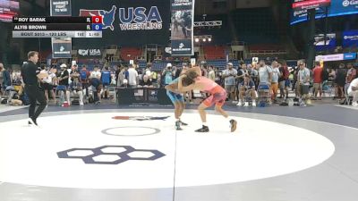 120 lbs Cons. Rd Of 16 - Roy Barak, Florida vs Alyis Brown, Florida