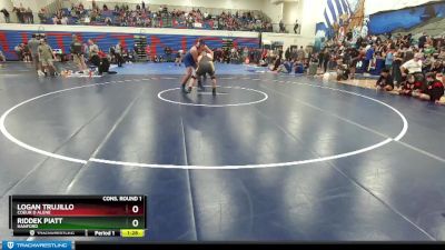 220 lbs Cons. Round 1 - Riddek Piatt, Hanford vs Logan Trujillo, Coeur D Alene