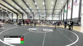 126 lbs Round Of 32 - Raynor Jameson, UP Outlaws vs Gurjap Hundal, Independent