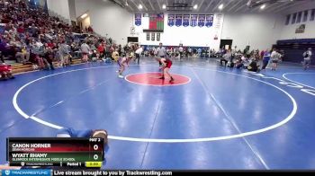 95 lbs Quarterfinal - Wyatt Rhamy, Glenrock Intermediate Middle School vs Canon Horner, Dean Morgan