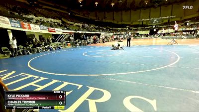 133 lbs Quarters & Wb (16 Team) - Kyle Pickard, Camden County Community College vs Charles Trimber, Penn College Of Technology