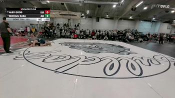 150 lbs Champ. Round 3 - Alex Good, Eagle Valley vs Michael Saba, Air Academy
