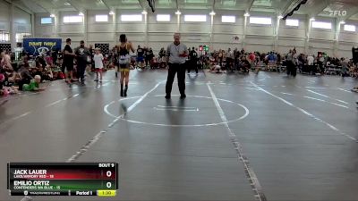 76 lbs Finals (8 Team) - Emilio Ortiz, Contenders WA Blue vs Jack Lauer, Lake/Armory Red