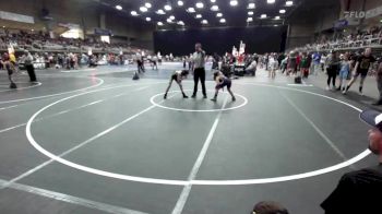 81 lbs Semifinal - Wyatt Secrest, Bear Cave vs Caitlyn Mochel, Duran Elite