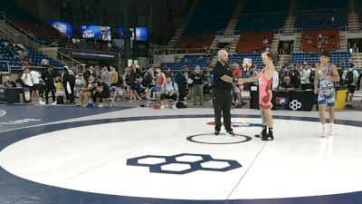100 lbs Cons. Rd Of 16 - Michael Perna, New Jersey vs Miles Davis, Illinois