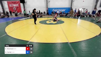 60 kg Rr Rnd 3 - Eric Swanson, Seagull Wrestling Club vs Kyle Carter, Vougar's Honors Wrestling