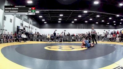 129 lbs Round 4 (6 Team) - Gray Thurman, Minions vs Hayden Schutz, LAW/Crass
