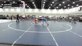 165 lbs Cons. Round 5 - Chris Dennis, PA vs Miles Lesley, GA