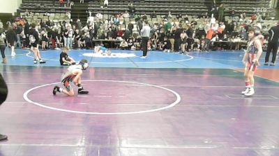 53 lbs Rr Rnd 4 - Jaxon Churchill, RedNose Wrestling School - ESC vs Joseph Guagliano, Team Tugman - ESC