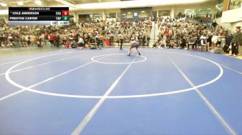 113 lbs Cons. Round 4 - Cole Anderson, Syracuse vs Preston Carter, Timpanogos