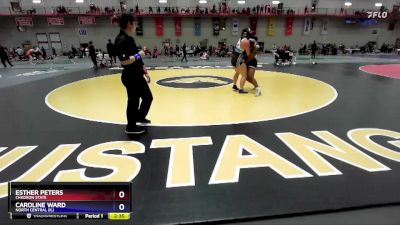 207 lbs Cons. Round 3 - Esther Peters, Chadron State vs Caroline Ward, North Central (IL)