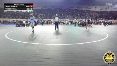 G6A-100 lbs Cons. Semi - Alina Peralta, Broken Arrow-Girls vs Kadee Fuksa, Enid-Girls