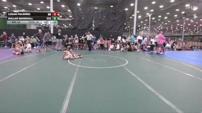64 lbs Round 5 (6 Team) - Dallas Marshall, Terps Xtreme vs Logan Palermo, Micky`s Maniacs