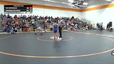 85 lbs 1st Place Match - Branzen Butteris, McDominate Training Center vs Kai McDonald, Sebolt Wrestling Academy