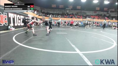 75 lbs Rr Rnd 3 - Ramzey Wilken, Shelton Wrestling Academy vs Emmeline Bowerman, Plainview Youth Wrestling Club