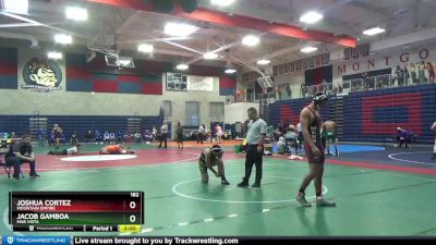 182 lbs Champ. Round 1 - Joshua Cortez, Mountain Empire vs Jacob Gamboa, Mar Vista