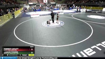 71 lbs Cons. Round 4 - Forrest Catlett, Pacific Edge Wrestling vs Landon Powers, Red Bluff Wrestling Club