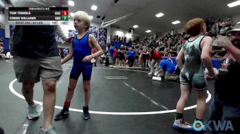 64 lbs Semifinal - Tom Trimble, Husky Wrestling Club vs Creed Williams, Harrah Little League Wrestling
