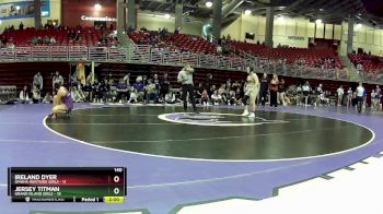 140 lbs Round 2 (8 Team) - Jersey Titman, Grand Island Girls vs Ireland Dyer, Omaha Westside Girls