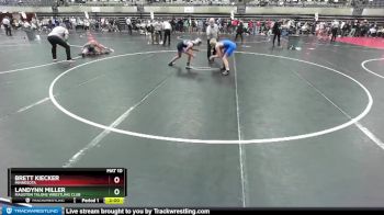 119 lbs Cons. Round 3 - Brett Kiecker, Minnesota vs Landynn Miller, Mauston Talons Wrestling Club