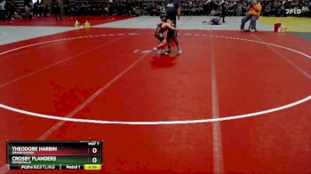 105 lbs Semifinal - Theodore Harbin, Grand Rapids vs Crosby Flanders, Paynesville