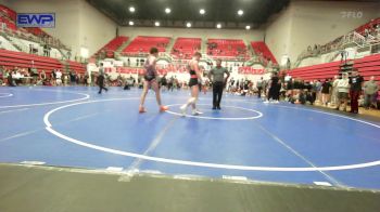 140 lbs Quarterfinal - Jordan Hedrick, Perry Wrestling Academy vs Aiden Richardson, Midwest City Bombers Youth Wrestling Club