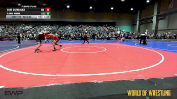 126 lbs Quarterfinal - Luis Gonzalez, 209 Wrestling Academy vs Lane Webb, Live Oak High School