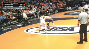 1A 113 lbs Cons. Round 2 - Jacobi Cobbs, Belleville (Althoff Catholic) vs Ian Rotramel, Gibson City (G.C.-Melvin-Sibley)