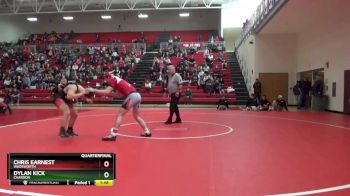 157 lbs Quarterfinal - Chris Earnest, Wadsworth vs Dylan Kick, Chardon