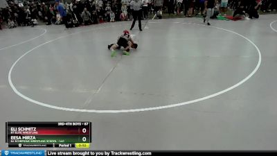 67 lbs Champ. Round 2 - Eli Schmitz, RT Elite Wrestling vs Eesa Mirza, NJ Scorpions Wrestling School - LLC