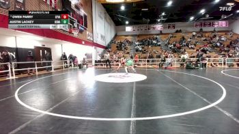 138 lbs Quarterfinal - Owen Parry, Star Valley vs Austin Lackey, Kelly Walsh