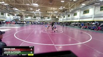 100 lbs Cons. Round 2 - Lailynn Slothower, Stillwater Wrestling Club vs Reegan Cook, Dakota Boyz Wrestling Club