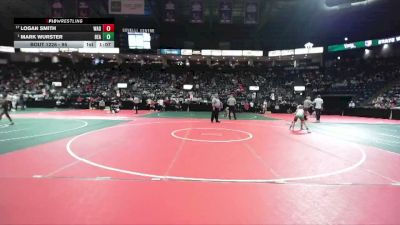 95 lbs Champ. Round 2 - Mark Wurster, BEASTA vs Logan Smith, WAD1