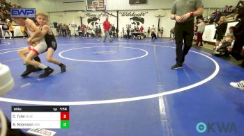 61 lbs Quarterfinal - CJ Tyler, Black Fox Wrestling Club vs Bradley Robinson, Claremore Wrestling Club