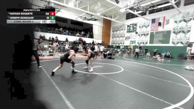 132 lbs Cons. Round 4 - Joseph Gonzales, Huntington Beach vs Nathan Boquete, Paramount