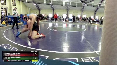 285 lbs Champ. Round 2 - Drake Garrison, Virginia Military Institute vs Jack MacDonald, WNY RTC